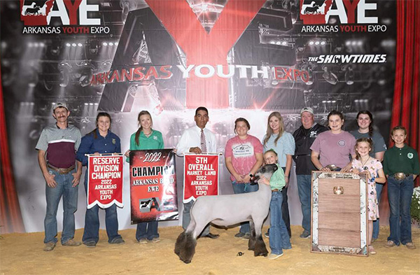 pinoak-topgun-crangle-arkyouthexpo Fifth Overall Market Lamb 2022 Arkansas Youth Expo