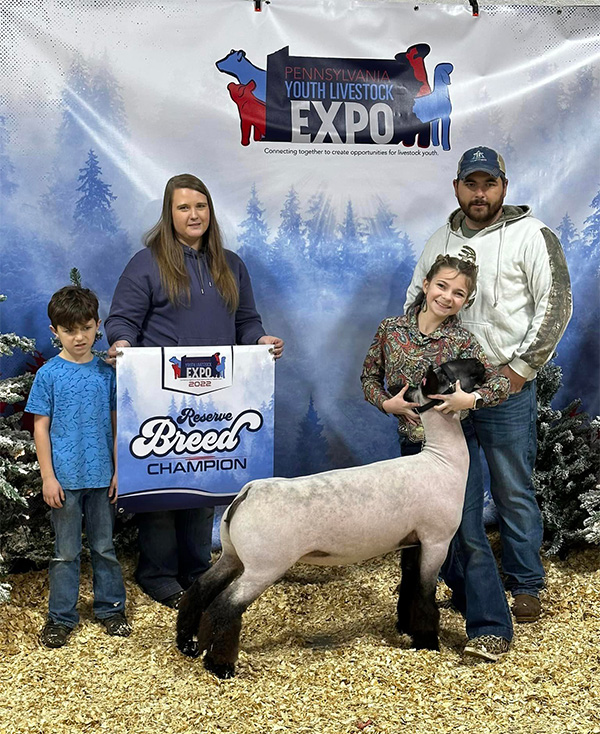 rohrer-topgun-rescross-flory Reserve Champion Cross Ewe<br />
2022 PA Youth Expo