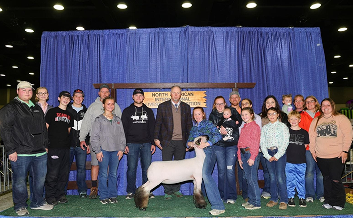 Class 4 Winner & 5th Overall Blackface Ewe 2023 NAILE Class 4 Winner & 5th Overall Blackface Ewe<br />
2023 NAILE