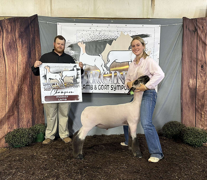 Grand Champion 2023 Virginia Lamb & Goat Symposium Grand Champion<br />
2023 Virginia Lamb & Goat Symposium